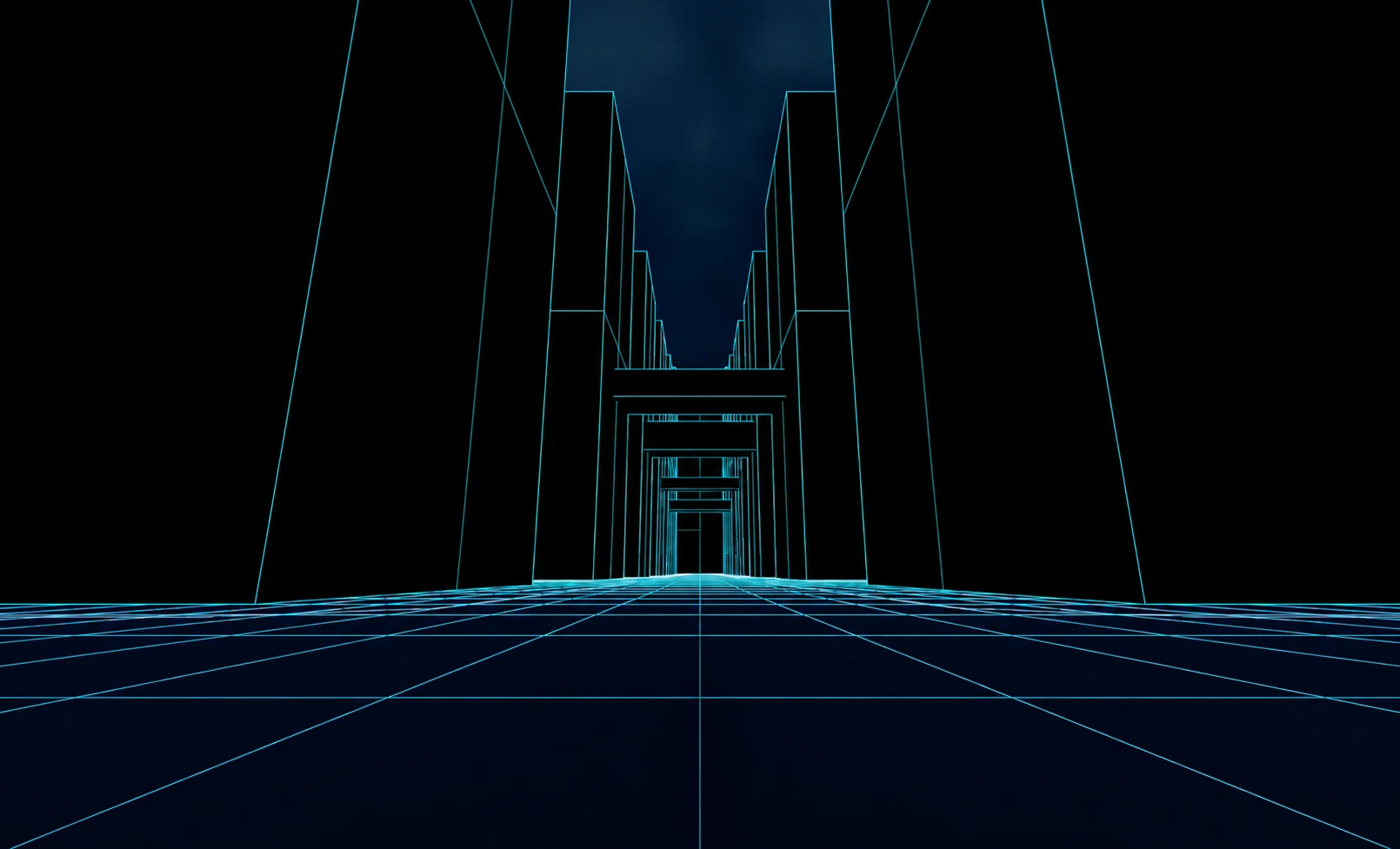 Anteprima wireframe della demo interattiva Retro Future